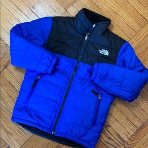 NORTH FACE winter reversible jacket size 7/8.